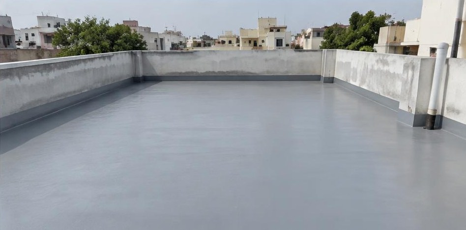 Illustrative after: Continuous waterproof coating with treated edges and joints.
